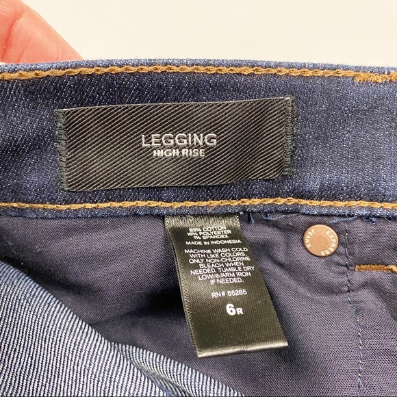 EXPRESS JEANS Dark Wash High Rise Legging Jeans - Picture 6 of 6
